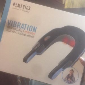 Vibration neck massager with heat!